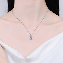Load image into Gallery viewer, Diamond Pendant Necklace in White Gold, 1.8 Ct.TW Total Carat Weight