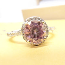 Load image into Gallery viewer, Round Brilliant Diamond Cocktail Ring in White Gold – 1.0 Ct | 2.0 Ct