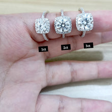 Load image into Gallery viewer, White Gold 0.5 to 3 Ct.TW Round | Princess Brilliant Diamond Ring