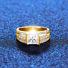 Load image into Gallery viewer, 1.2 Ct.TW Princess Briliant VVS Diamond Engagement Ring in Gold Options