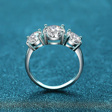 Load image into Gallery viewer, Elegant 18K White Gold Diamond Rings in 2.0 Ct.TW, 4.0 Ct.TW Options