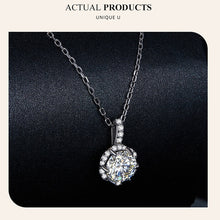 Load image into Gallery viewer, 1.0 Ct.TW Round Brilliant  Lab Created Diamond Necklace in White Gold