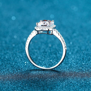 Diamond Ring 1.0 Ct.TW - 2.0 Ct.TW Radiant Brilliant in 18K White Gold