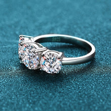 Load image into Gallery viewer, Elegant 18K White Gold Diamond Rings in 2.0 Ct.TW, 4.0 Ct.TW Options