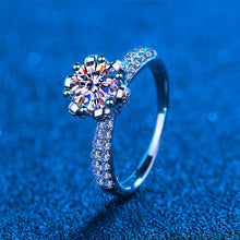 Load image into Gallery viewer, Diamonds Ring with 2.0 or 3.0-carat Round Brilliant VVS in 14K Gold