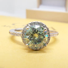 Load image into Gallery viewer, Round Brilliant Diamond Cocktail Ring in White Gold – 1.0 Ct | 2.0 Ct