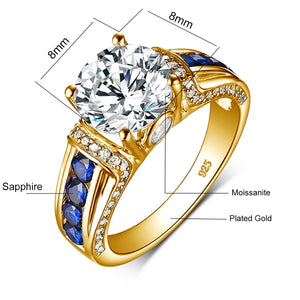 2.0–3.0 Ct.TW Round Brilliant Diamond Ring in 14K White or Yellow Gold