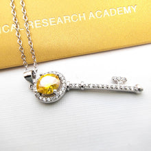 Load image into Gallery viewer, 1.0 Ct.TW Round Brilliant in White Gold – VVS Clarity Diamond Necklace