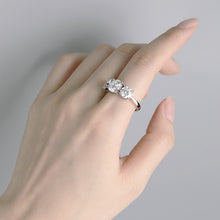 Load image into Gallery viewer, Elegant 18K White Gold Diamond Rings in 2.0 Ct.TW, 4.0 Ct.TW Options