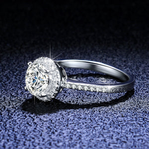 White Gold 0.5 to 3 Ct.TW Round | Princess Brilliant Diamond Ring