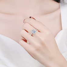 Load image into Gallery viewer, Diamond Ring 1.0 Ct.TW - 2.0 Ct.TW Radiant Brilliant in 18K White Gold
