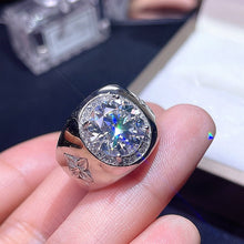 Load image into Gallery viewer, 5.0 Ct Round Brilliant VVS Lab Diamond Ring S-925 Silver in White Gold