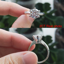 Load image into Gallery viewer, 5.0 Ct.TW Round Brilliant VVS Lab Diamond Solitaire Promise Ring