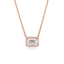 Load image into Gallery viewer, 2.0 Ct.TW Emerald Brilliant VVS Diamond Necklace in 18K Gold Options