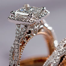 Load image into Gallery viewer, Exquisite Designer 0.8 Carat Cushion Natural Gems Half Eternity Rings