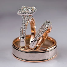 Load image into Gallery viewer, Exquisite Designer 0.8 Carat Cushion Natural Gems Half Eternity Rings